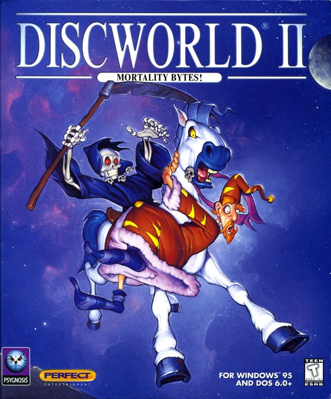 Discworld II box art for Sega Saturn